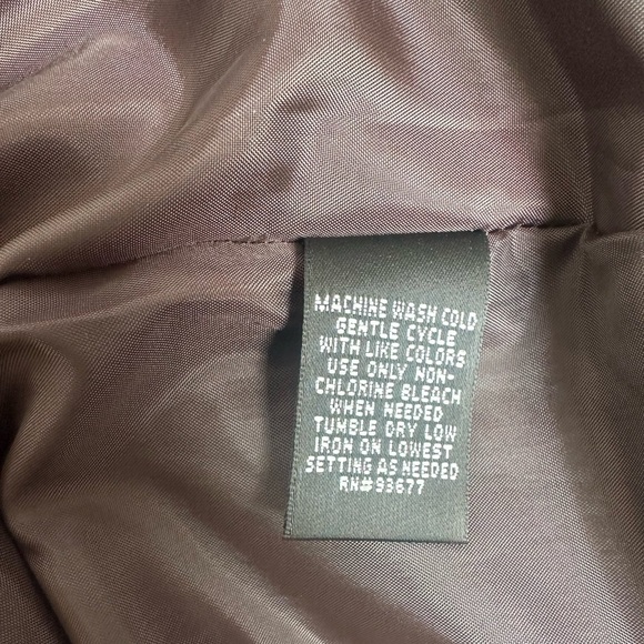 Worthingtons Works Brown Stretch Separates Pleated‎ Skirt, Size 12, MSRP $62 - Picture 4 of 5